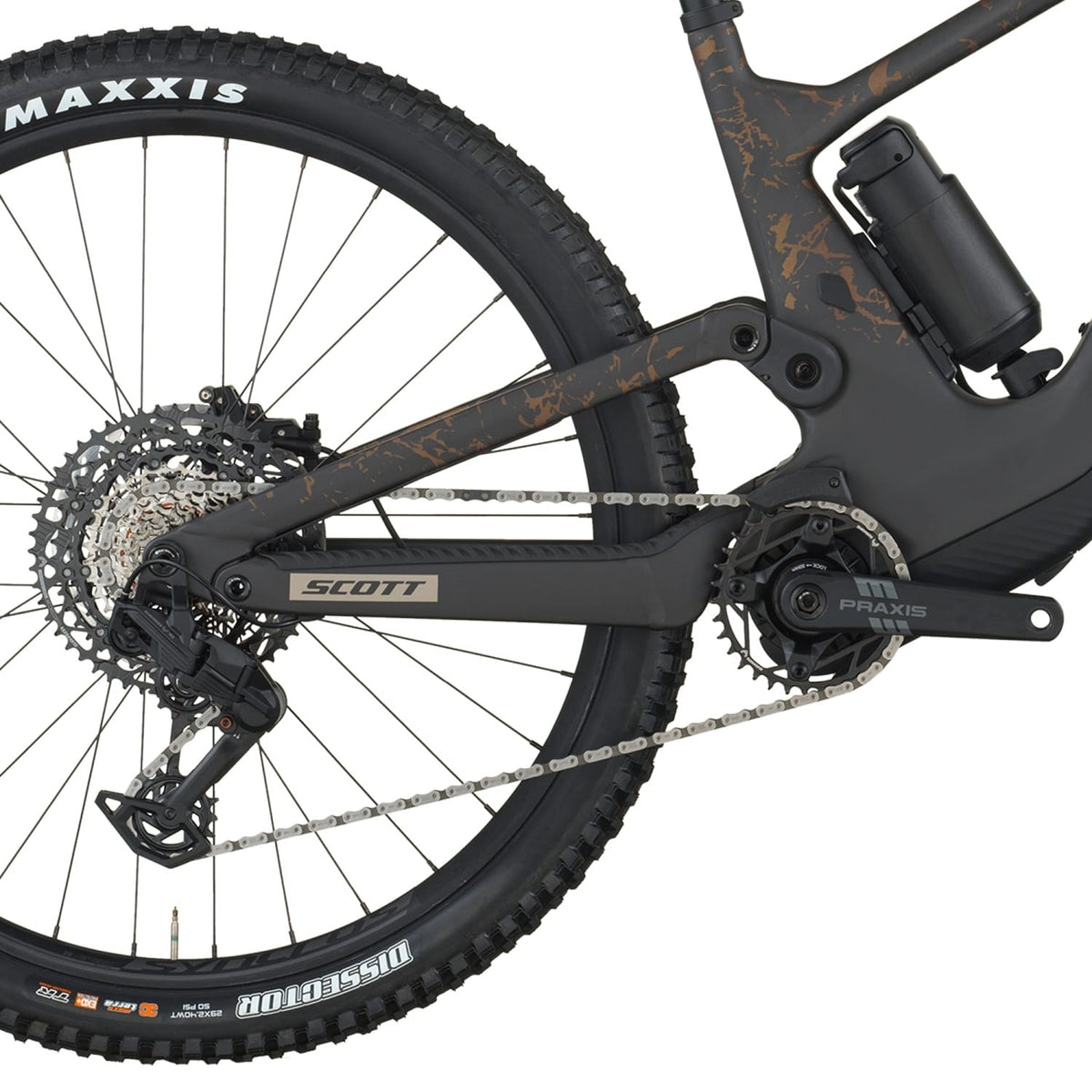 Bicicletas Eléctricas eTrail Scott Voltage 920 2026 Carbon Black/Crackle Bronze #4