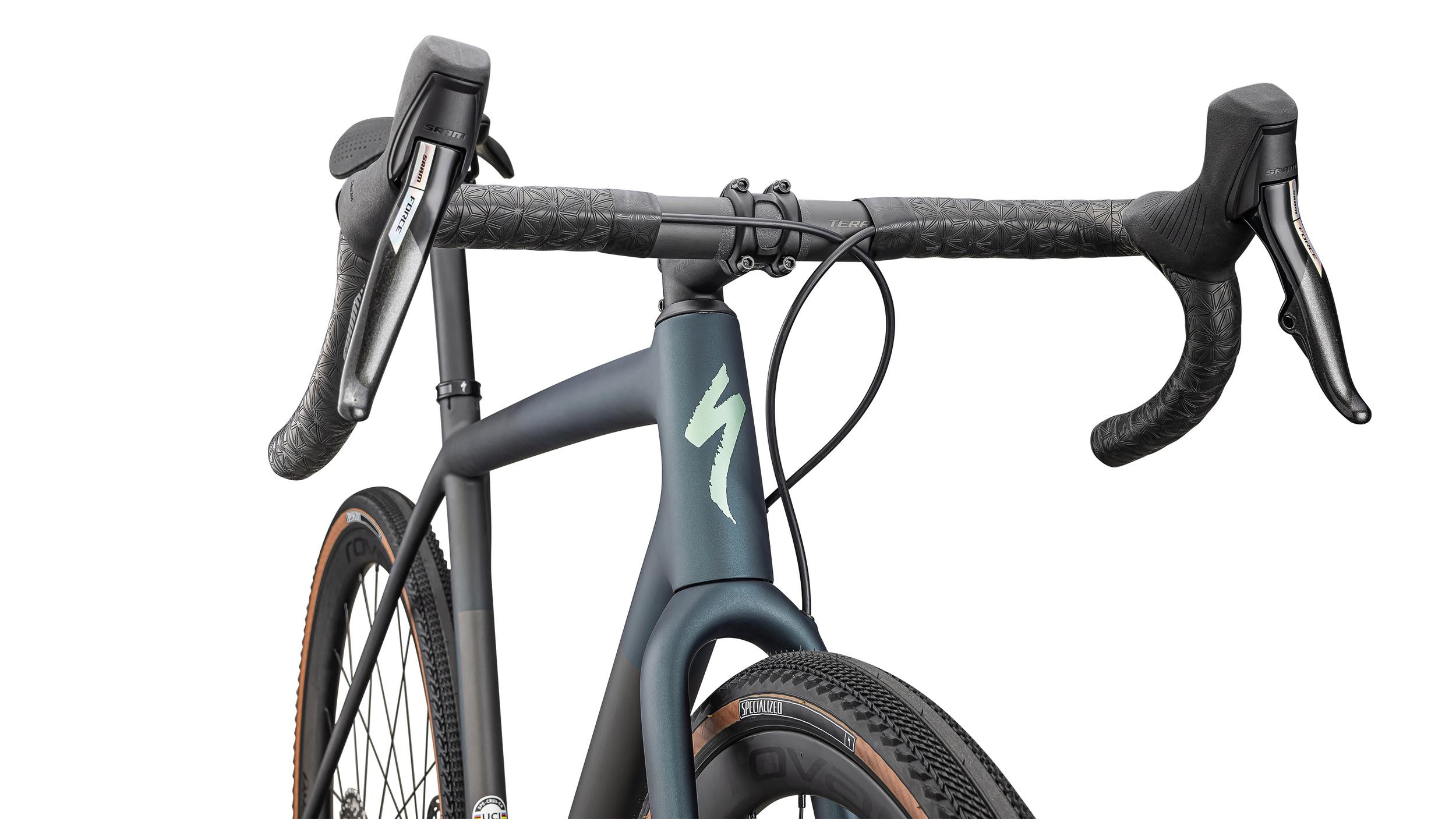 Crux Pro Specialized 2025 Satin Carbon/Deep Lake Metallic/Smoke/White Sage Metallic #5