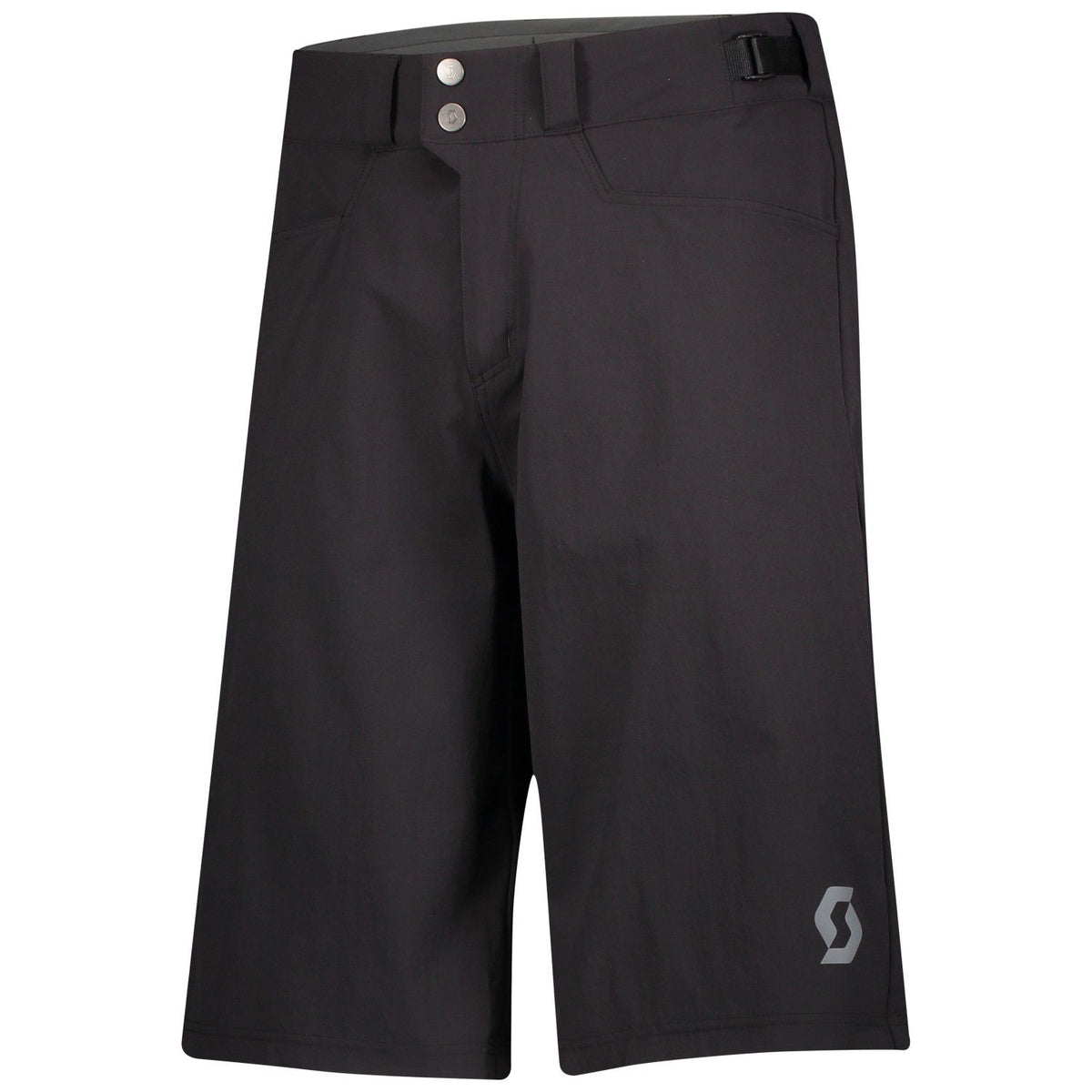 Pantalón Corto MTB Badana Scott Trail Flow Hombre Negro
