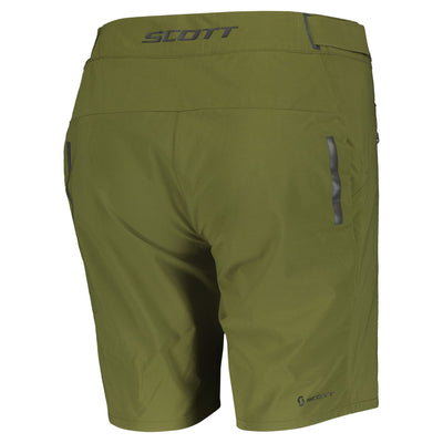 Pantalón Corto MTB Badana Scott Endurance Corte Holgado Mujer Fir Green #2