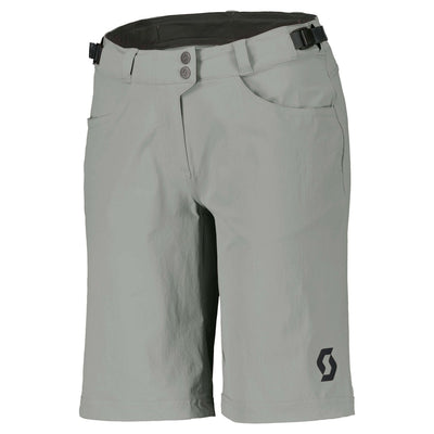 Pantalón Corto MTB Badana Scott Trail Flow Mujer Spray Grey