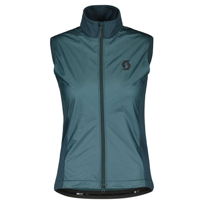 Chaleco Scott Gravel Warm Merino Mujer Aruba Green
