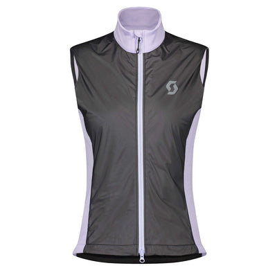Chaleco Scott Gravel Warm Merino Mujer Heather Purple/Black