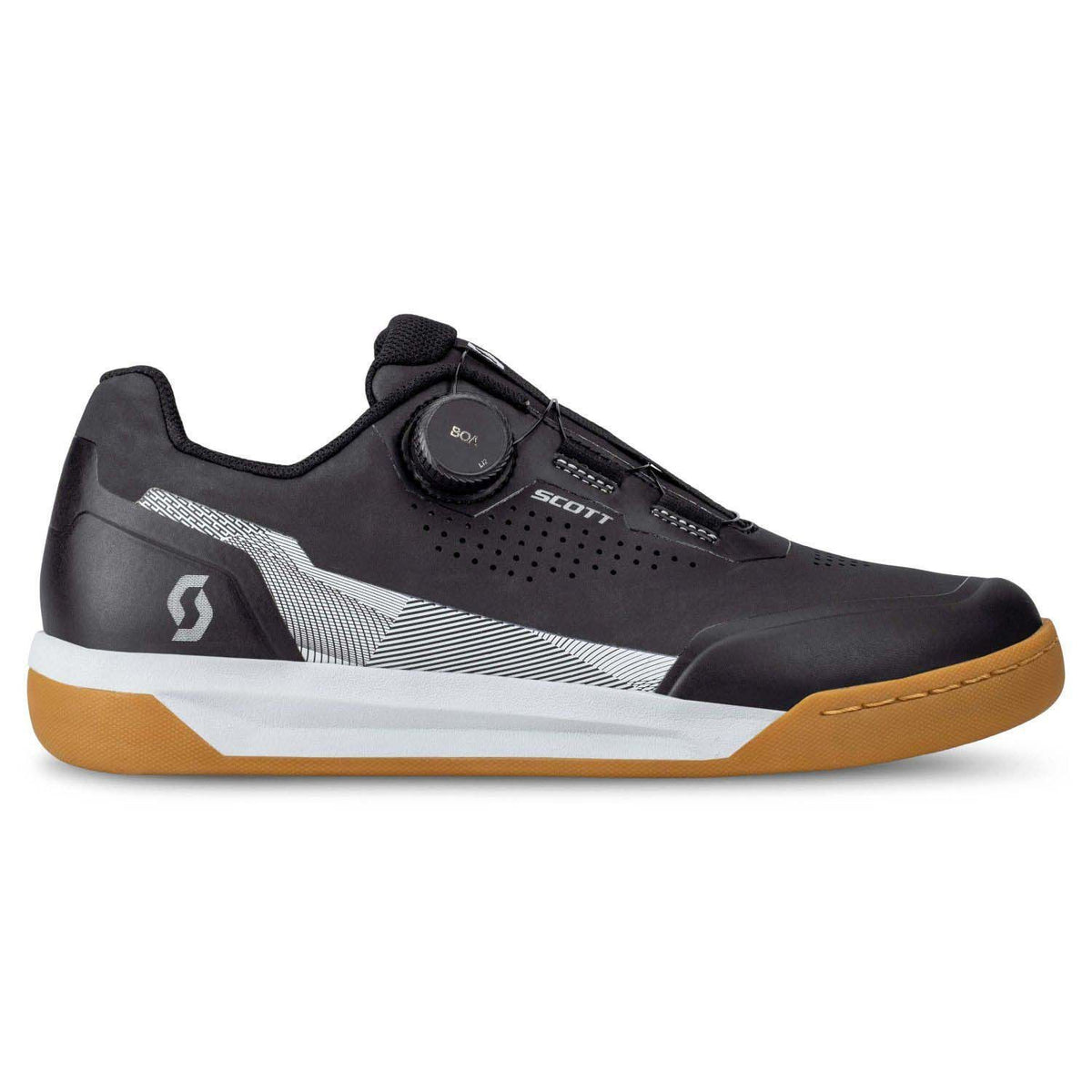Zapatillas MTB Scott Volt Evo Flat BOA Negro/Blanco #4