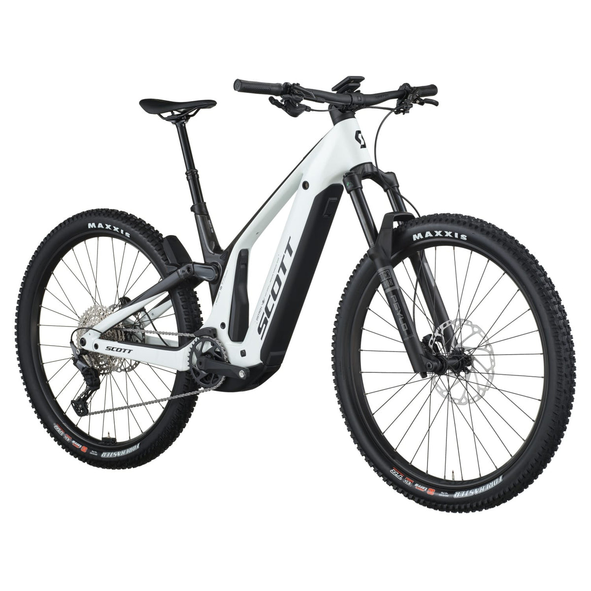 Bicicletas Eléctricas eTrail Scott Patron 920 2026 Carbon Black/Pastel White