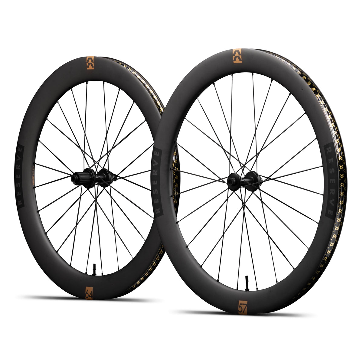 Juego Ruedas Carretera Reserve 57/64 Turbulent Aero DT Swiss 180 XDR/HG-EV Center Lock Negro