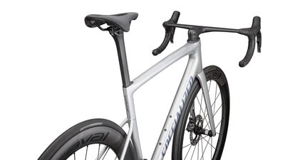 Tarmac SL8 Pro Ultegra Di2 Specialized 2025 Gloss Liquid Silver/Satin Blue Pearl Over Black Liquid Metal #4