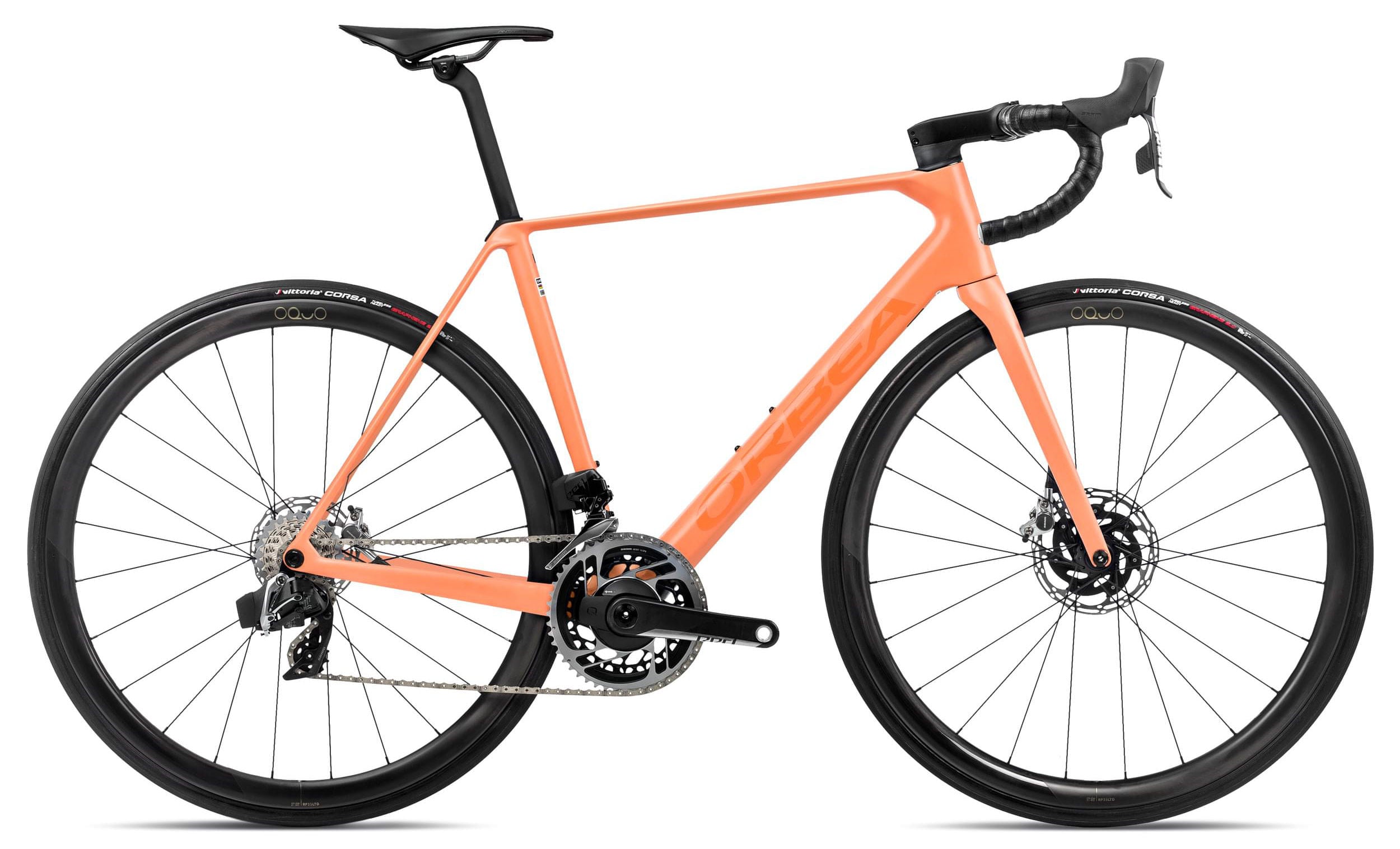 Orbea Orca M11eltd Pwr 2024 Orange Cloud Matt/Stone Blue Matt/Gloss