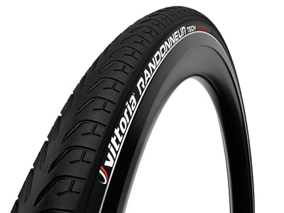Cubierta Vittoria Ciudad Randonneur Rígida Reflectante G2 Negro #2
