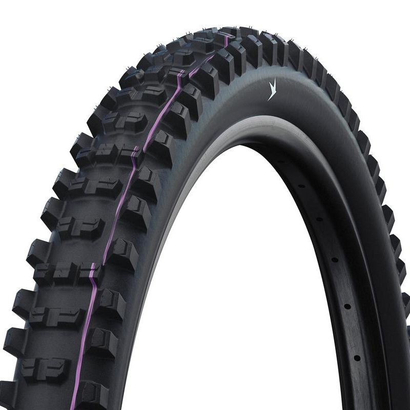 Cubierta Schwalbe Shredda Gravity Pro Trasera HS638 Evolution Radial Ultra Soft TLR Plegable Negro